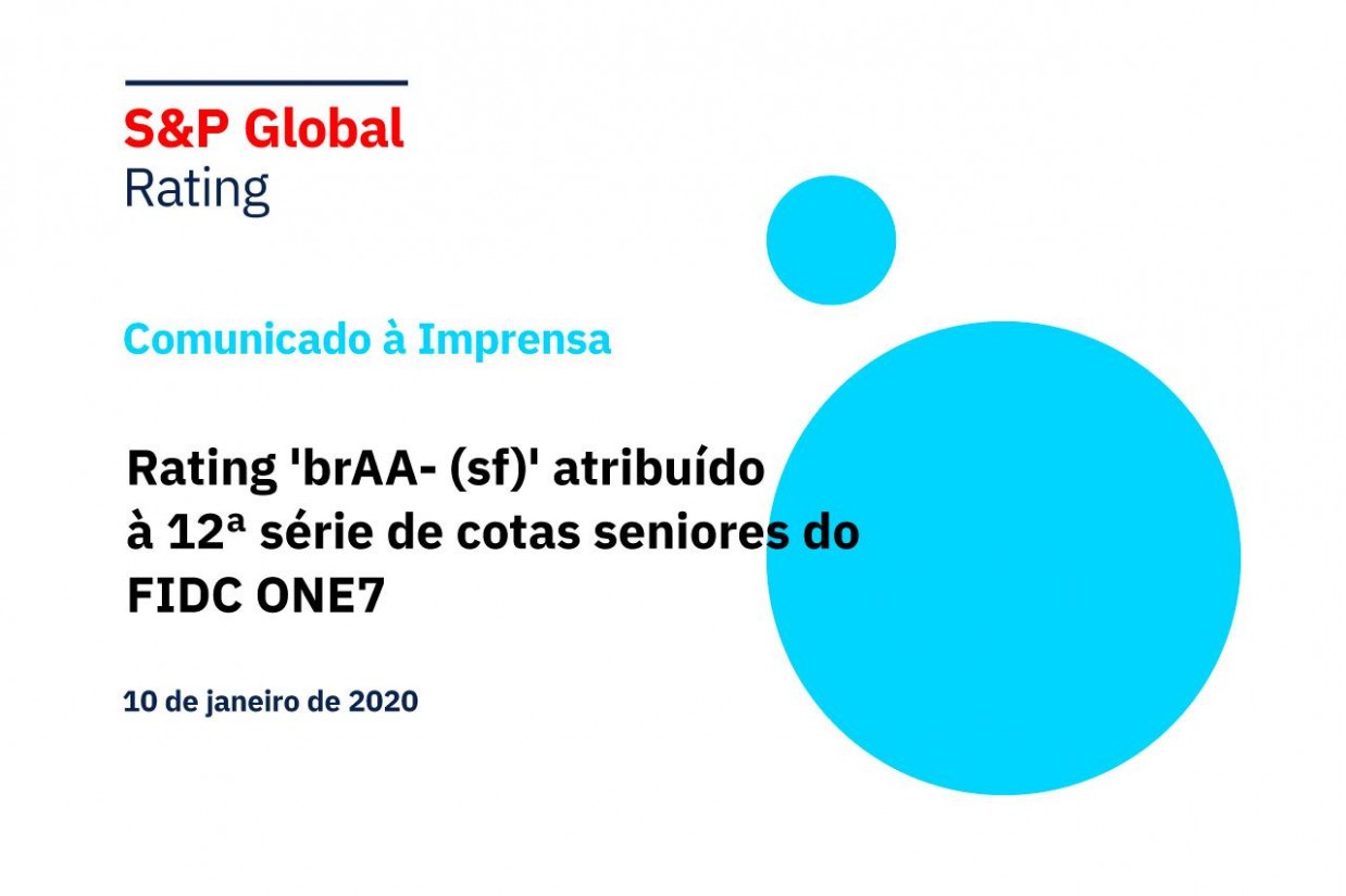 Rating 'brAA- (sf)' atribuído ao FIDC ONE7